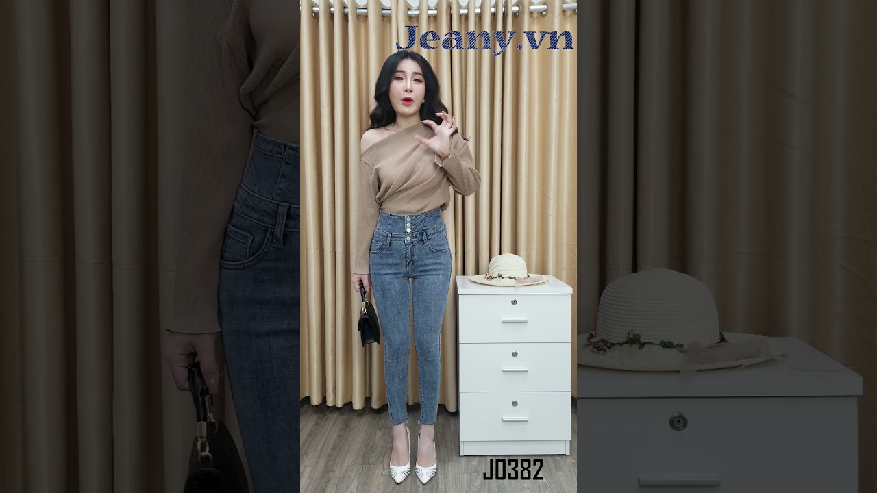 Quần Jean Nữ 4 Nút Cạp Cực Cao Ôm Skinny J0382 J0383 , J0384 | Tóm tắt các tài liệu liên quan đến thời trang jean nữ mới cập nhật