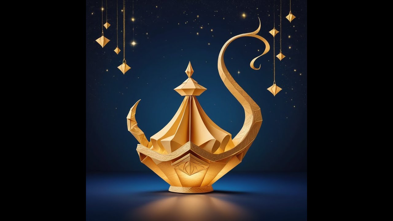 How to Make an Origami Aladdin's Lamp | Magical Paper Craft Tutorial