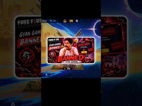 Gyan Gaming Banned From FF Community 😱 #freefire #shorts