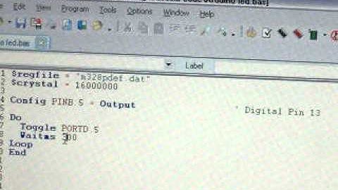 Using Bascom AVR for Arduino board