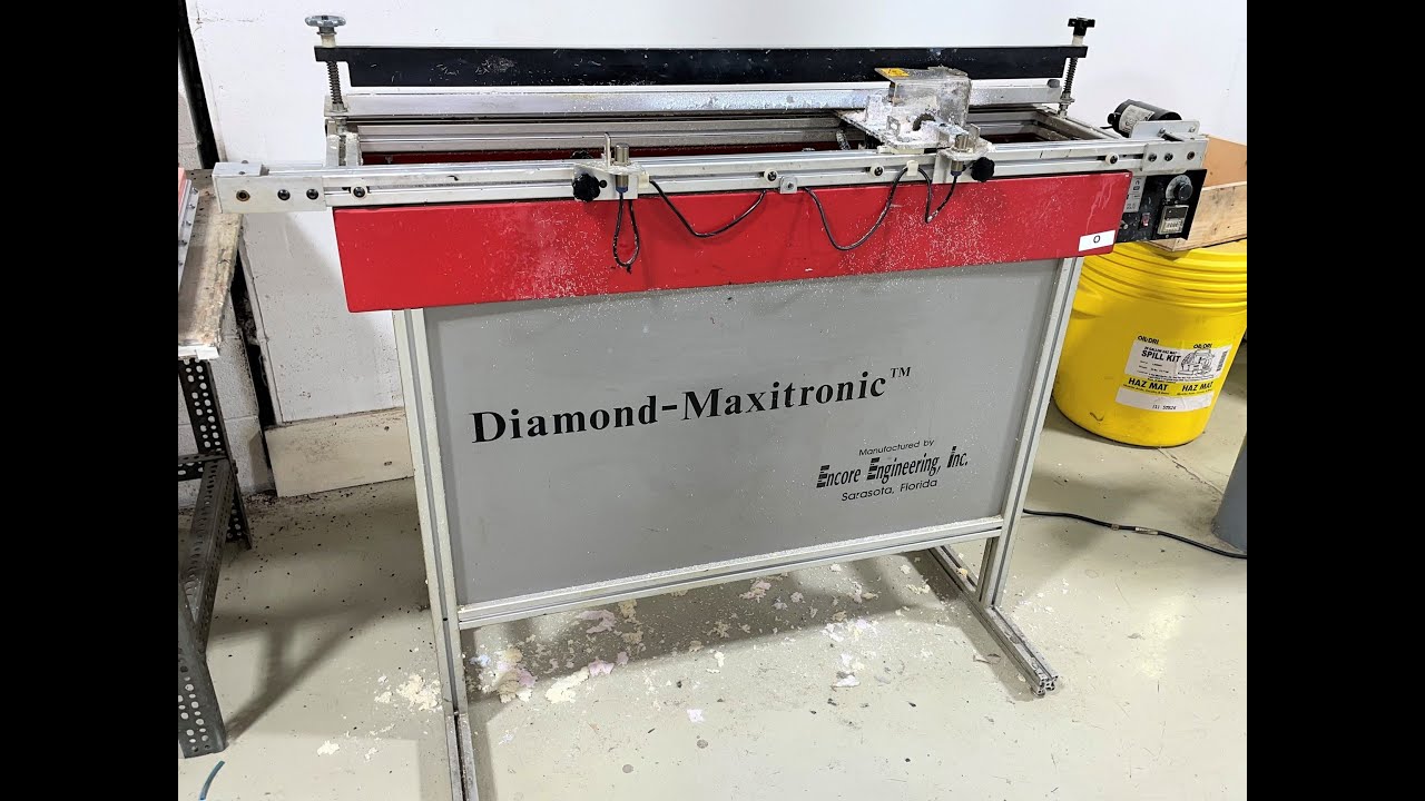 DiamondMaxitronic Automatic Squeegee Sharpener YouTube