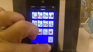 How add a button on Proloquo2Go on the iPod Touch.