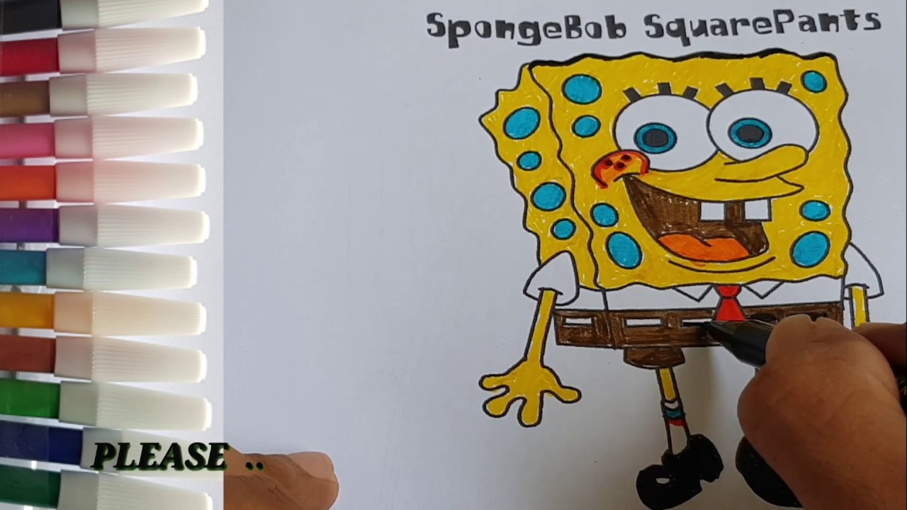 Learn Coloring For Beginner Spongebob - YouTube