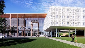 China / Ganjiang New Area Digital Library / Architectural project / Victor Kirillov