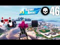 46 Elimination Solo Squads Gameplay &quot;Build Only&quot; Wins (Fortnite Chapter 4 Season 4)