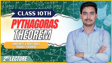 Class 10 Maths | Pythagoras Theorem | similarity and right angle triangle theorem | borkar guruji
