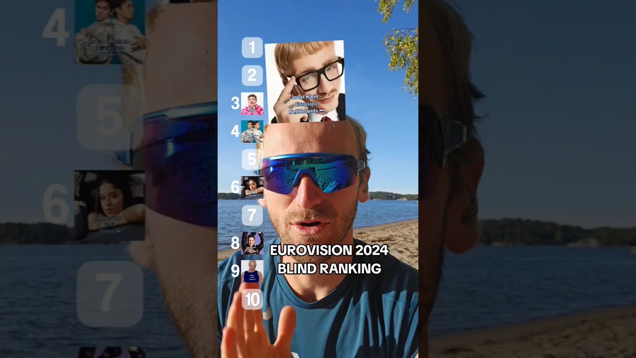 Eurovision 2024 Blind Ranking Top 10 