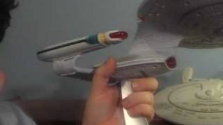 Star Trek Playmates USS Enterprise D (Regular and Space Talk