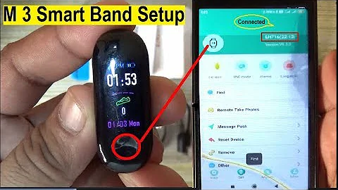 Como ligar o Bluetooth da pulseira Mi Band 3?