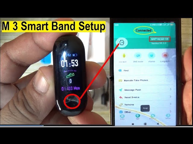 Monopoly Destructief eenheid M3 Smart Band | How To Connect M3 Smart Band With Mobile | M3 Smart Band  Time and Date Setting -Fix - YouTube