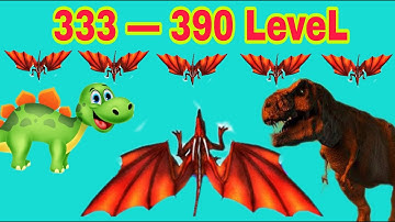 MERGE MASTER DİNOSAUR FUSİON (333—390) Levels gameplay (android–ios)