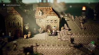 Octopath Traveler Alfyn Chapter 2 full play through with all the treasure end