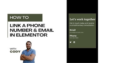 How to Link Phone Numbers & Emails in Elementor (With Icon List Tutorial + Client Tips)