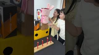 Candle Blowing Challenge 🕯️😂 Who Wins?#funny #office #games