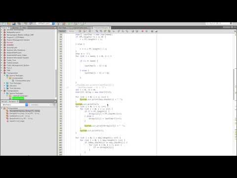 CaesarCipher & Transposition in java