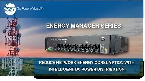 ICT Introduces Energy Manager Series