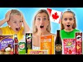 Trying Canadian SNACKS for The First Time