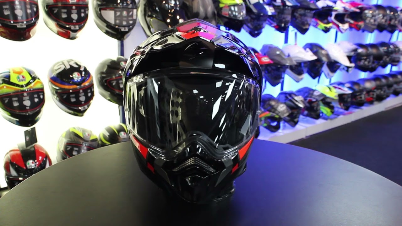 Scorpion Exo ADX 2 Galane Flip Front Helmet (Black/Red)