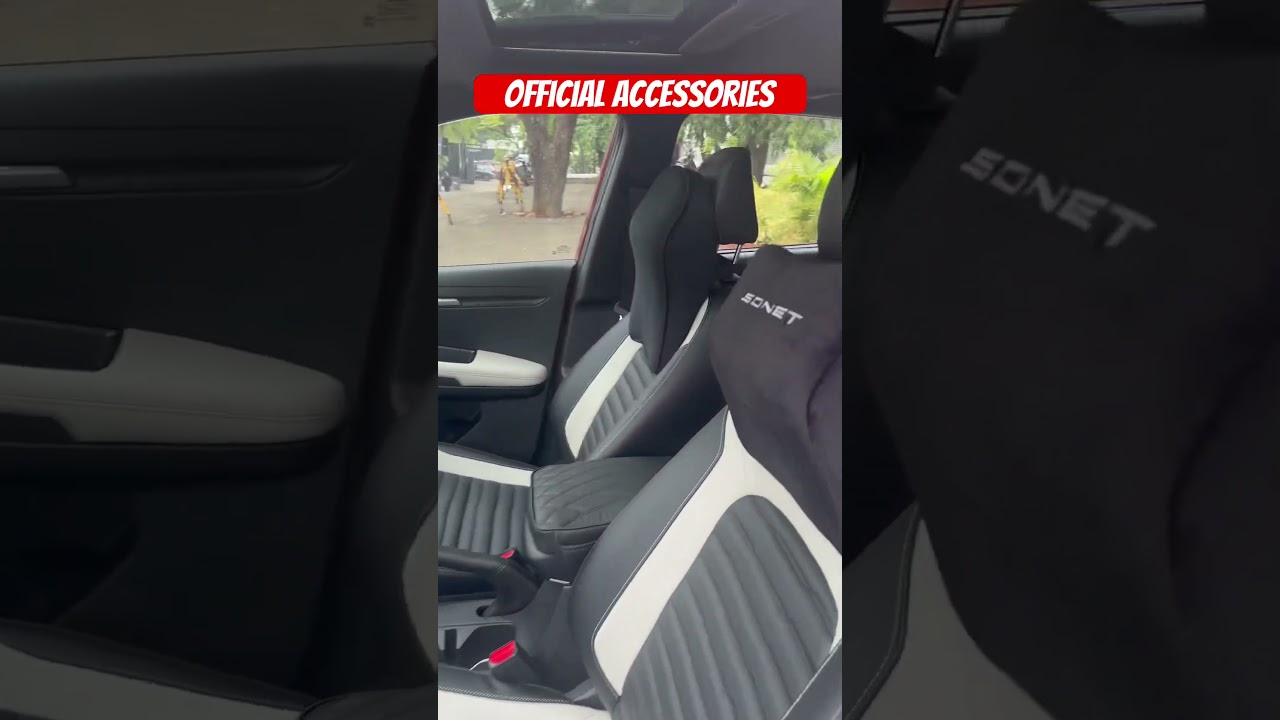 Check out the Official Accessories for 2024 Kia Sonet Facelift 