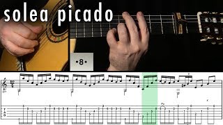 Flamenco Guitar 102 - 02 Solea Picado