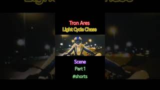Tron Ares | Light Cycle chace | Scene | Part 1 | #youtubeshorts #shorts #tronares