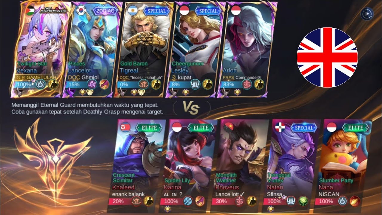 SKIN ASPIRANTS VEXANA EFEKNYA TEBEL PARAH‼️MIRIP SKIN DIMENSION BREAKER TELANNAS - MOBILE LEGENDS