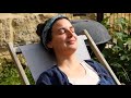 Apprendre  se reposer  ambiance relaxante du jardin pleine conscience et slowliving