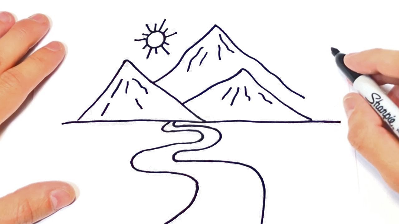 Featured image of post Simple Mountain Drawing Easy : Find &amp; download the most popular mountain drawing vectors on freepik free for commercial use high quality images made for creative projects.