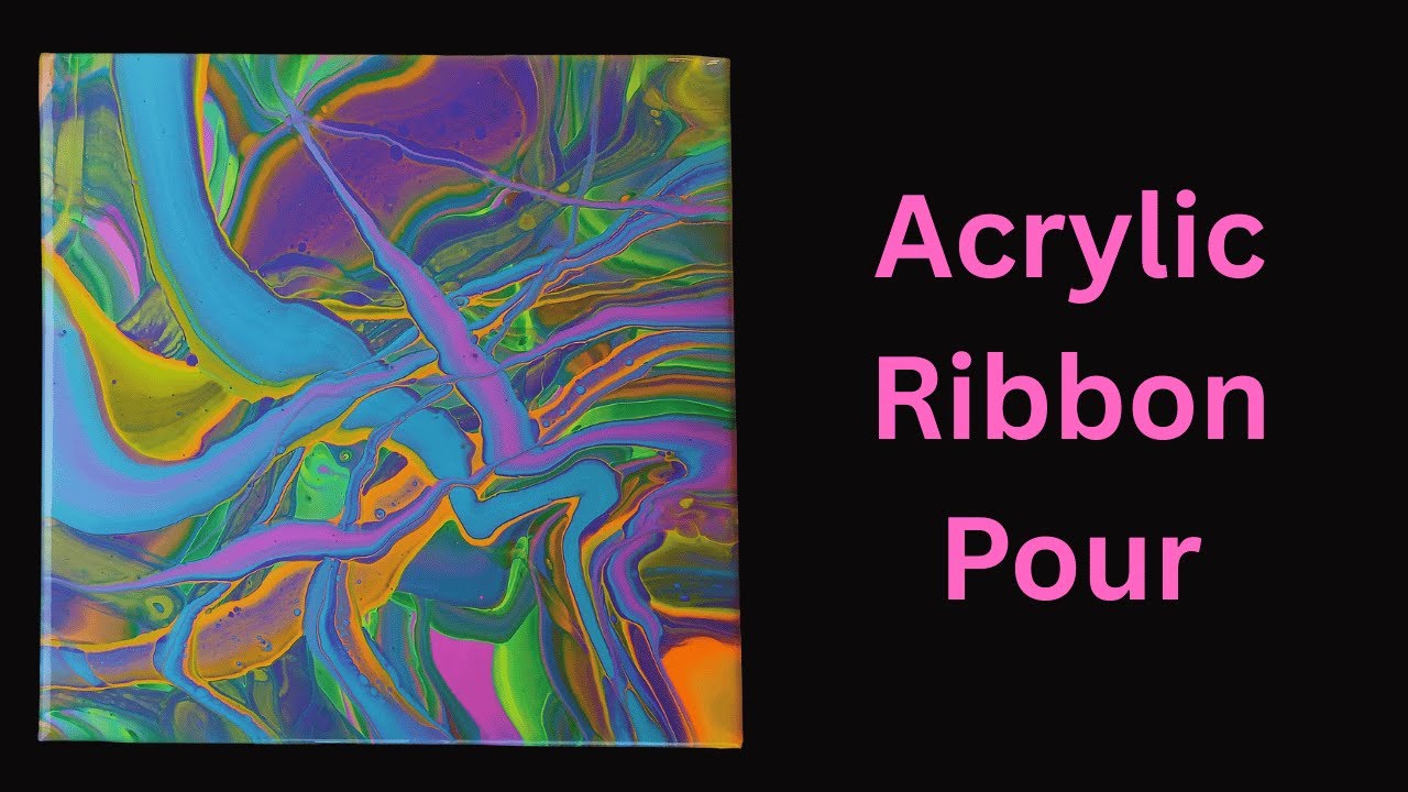 Beautiful Ribbon Pour 😍