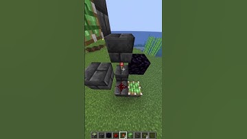 Minecraft Anvil Cannon 😱|| #minecraft #shorts