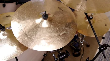 Wuhan 16" thin crash budget B20 Western cymbal sound test review