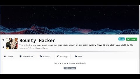 [TryHackMe] Bounty Hacker Walkthrough
