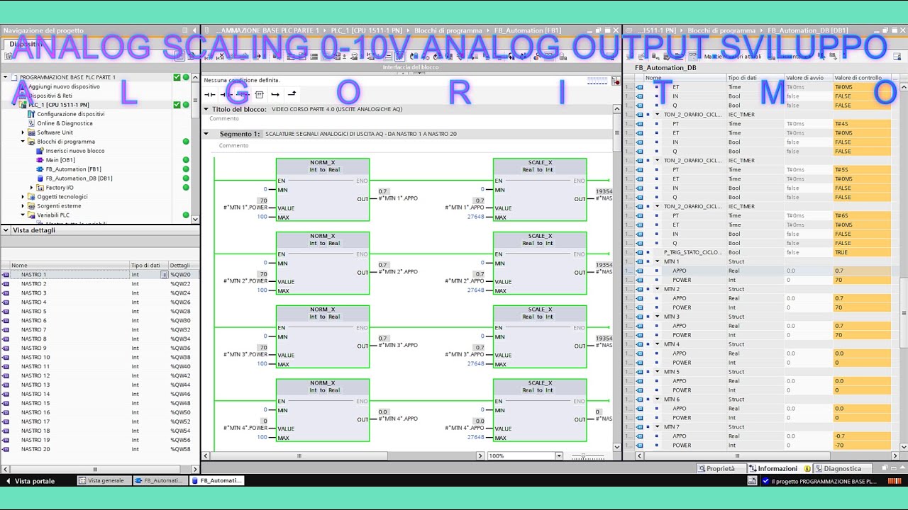 -TIA PORTAL SIEMENS FACTORY I/O - VIDEO CORSO (PARTE 4.0)  PROGRAMMAZIONE BASE PLC.