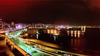 Phantomで夜景神戸港　第4突堤