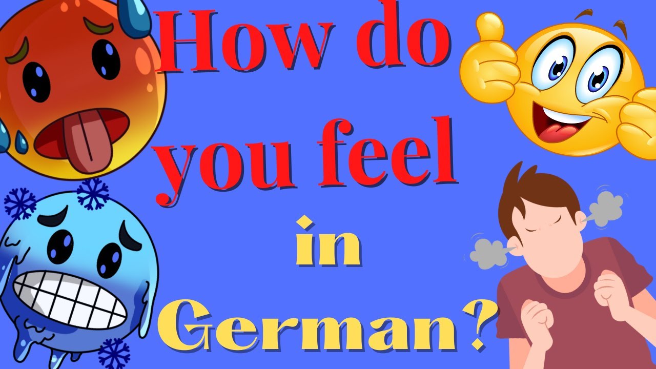 Emotional German German expressions of how you feel YouTube