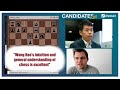 Magnus Carlsen says that Wang Hao is an excellent chess player