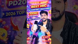 Best Mic for Content Creators in 2026? | Maono PD200X Honest Review”