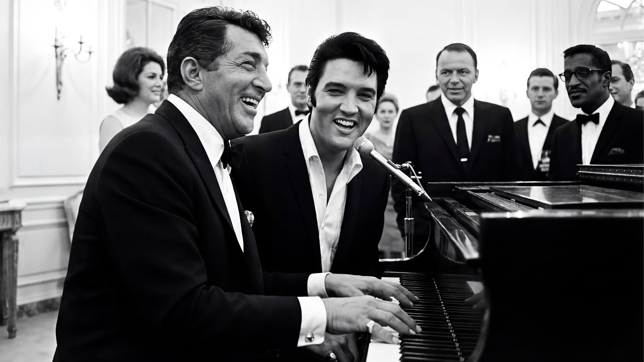 Elvis Presley CRASHED Dean Martin's 50th Birthday Party — Their Midnight DUET Shocked Everyone