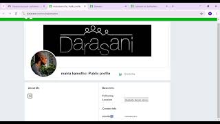 How to update user profile on Darasani