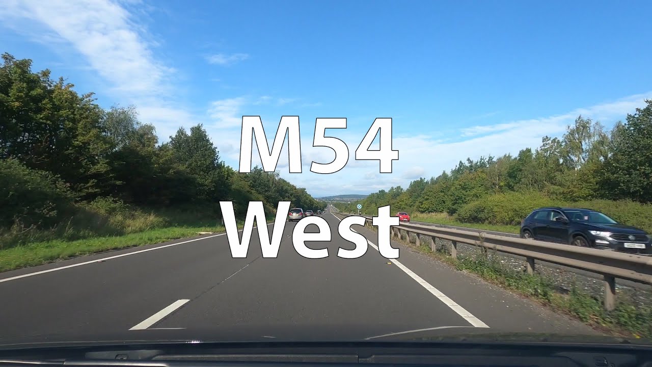 [4K] Highway Drive - M54 West (UK)
