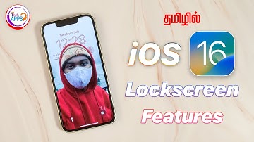 iOS 16 Lockscreen Features  🥳 🥳 🥳 in Tamil @TechApps Tamil