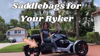 Do Saddlebags Fit on Your CanAm Ryker?