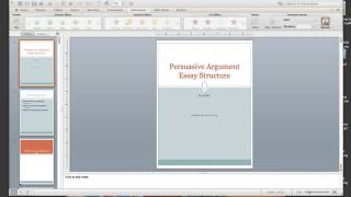 Persuasive Argument LectureVideo