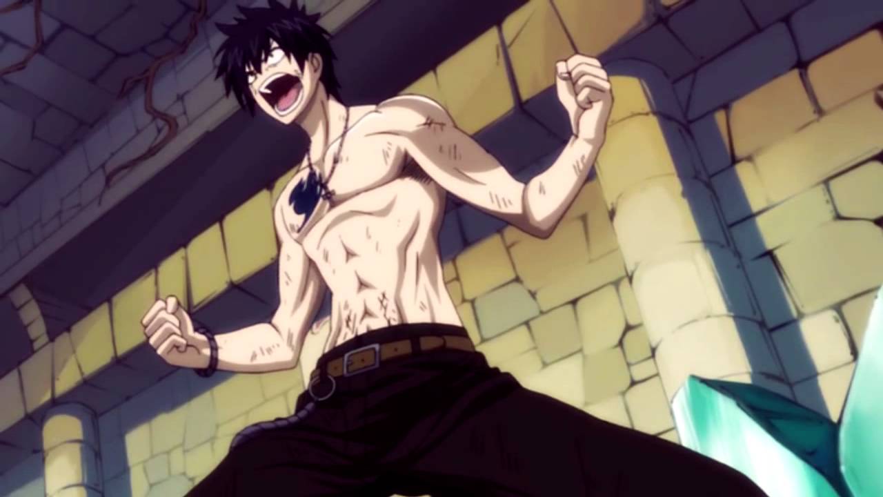 Gray vs Lyon Fight scene- English Dub