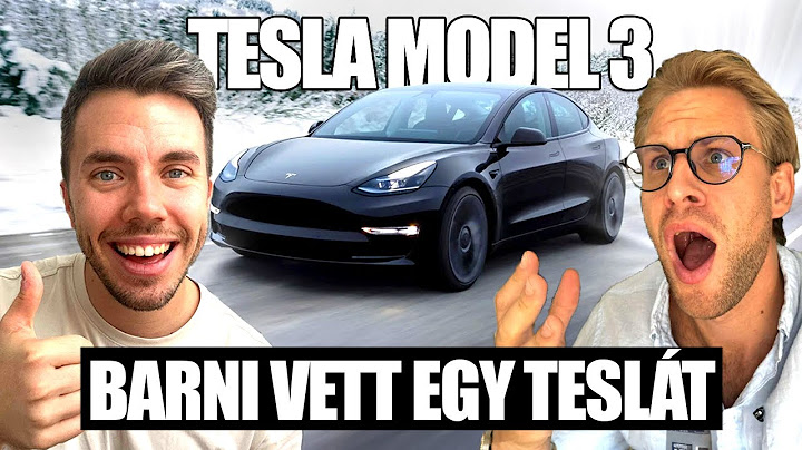 BARNI ÚJ AUTÓJA, EGY TESLA MODEL 3 | TRIÓ LIVE #114