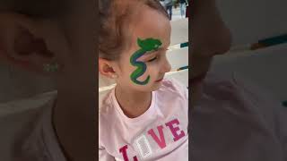 Really Cool Face Painting. Total Time 7 Mins. Dragon 🐉