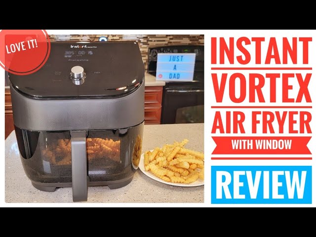 Instant Pot 6-Quart Air Fryer Oven, From the Makers of Instant with Odor  Erase Technology, ClearCook Cooking Window, App with over 100 Recipes,  Single