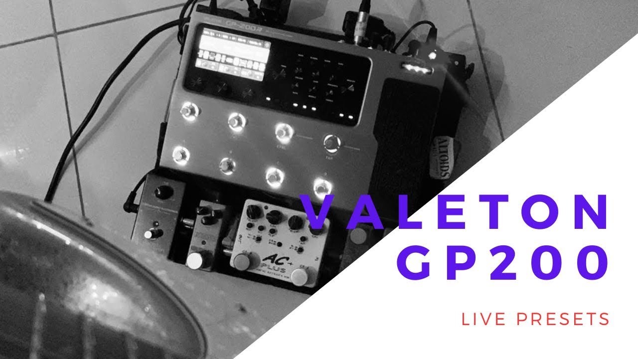 Valeton GP200 Live Presets (In Ear Mix) - YouTube