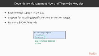 Go Application Development – Tips, Tricks, and Techniques:  Managing Dependencies | packtpub.com