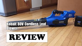KB Kobalt 80V Leaf Blower Review: Power and Performance Tested (2025)